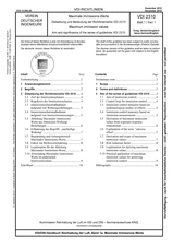Maximale Immissions-Werte - Zielsetzung und Bedeutung der Richtlinienreihe VDI 2310