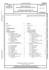 Abnahmeregeln für Fahrerlose Transportsysteme (FTS)