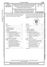 Biologische Messverfahren zur Ermittlung und Beurteilung der Wirkung von Luftverunreinigungen (Biomonitoring) - Flächenbestimmung epiphytischer Flechten und Moose zum Nachweis von Umweltveränderungen