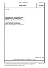 Plastics and rubber machinery - Energy efficiency of extruders - Part 1: Energy efficiency classification
