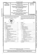 Qualitätssicherung - Anforderungen an Ringversuche im Bereich des Immissionsschutzes - Entwicklung, Durchführung und Auswertung von Ringversuchen für Emissionsmessverfahren unter Laborbedingungen