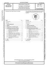 Performance Pricing (PP) - Fundamentals and application