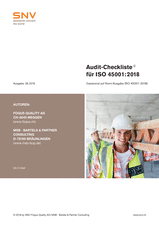 Audit-Checkliste für ISO 45001:2018 WORD / Firmenlizenz bis 5 Nutzer