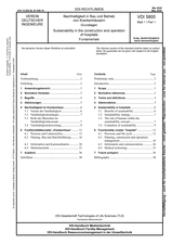 Nachhaltigkeit in Bau und Betrieb von Krankenhäusern - Grundlagen