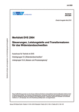 Controls, power components and transformers for resistance welding