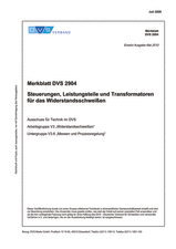 Controls, power components and transformers for resistance welding