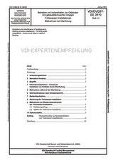 Betreiben und Instandhalten von Gebäuden und gebäudetechnischen Anlagen - Trinkwasser-Installationen - Maßnahmen bei Überflutung