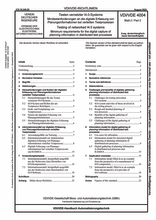 Testing of networked I4.0 systems - Minimum requirements for the digital capture of planning information in distributed test processes