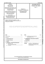 Hygiene in Trinkwasser-Installationen - Leitungsgebundene Getränkespender