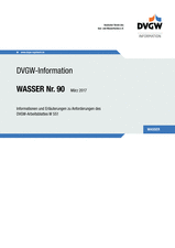 Informationen und Erläuterungen zu Anforderungen des DVGW-Arbeitsblattes W 551
