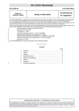 Design of pressure vessels - Design of tube bends