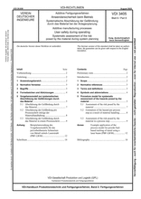 Additive manufacturing processes - User safety during operating - Systematic assessment of the risk posed by the material during system planning