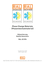 Phase Change Materials (Phasenwechselmaterial) - Gütesicherung