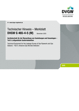 Gerätetechnik für die Überprüfung von Gasleitungen und Gasanlagen – Teil 5: Luftgestützte Gasferndetektion