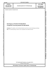 Assistenzsysteme für Flurförderzeuge - Berichtigung zur Richtlinie VDI 4482:2025-09