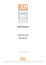 Holzhausbau - Gütesicherung