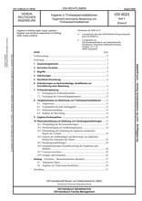 Hygiene in Trinkwasserinstallationen - Hygienisch-technische Bewertung von Trinkwasserinstallationen