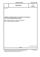 Requirements Guide for H₂ Plants and Systems - Part 1: Safety Engineering Analysis