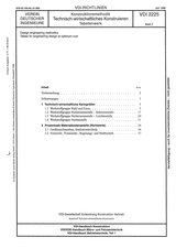 Konstruktionsmethodik - Technisch-wirtschaftliches Konstruieren - Tabellenwerk