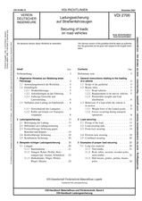 Ladungssicherung auf Straßenfahrzeugen
