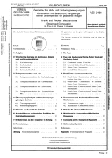 Getriebe- für Hub- und Schwingbewegungen; Konstruktion und Berechnung viergliedriger ebener Gelenkgetriebe für gegebene Totlagen