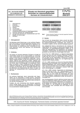 Use of thermally sprayed coatings for products in contact with food - Proof of harmlessness