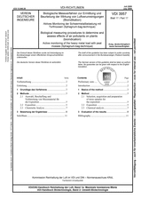 Biologische Messverfahren zur Ermittlung und Beurteilung der Wirkung von Luftverunreinigungen (Bioindikation) - Aktives Monitoring der Schwermetallbelastung mit Torfmoosen (Sphagnum-bag-technique)