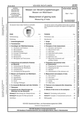 Messen von Verzahnungswerkzeugen - Messen von Wälzfräsern