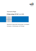 Gleitmittel für Steckmuffen-Verbindungen in der Wasserversorgung - Anforderungen und Prüfungen