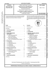 Messen gasförmiger Emissionen - Bestimmung von Schwefeltrioxid in wasserdampfhaltigen Abgasen - Kondensationsverfahren