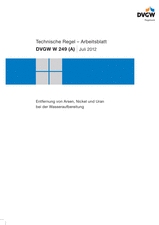 Entfernung von Arsen, Nickel und Uran bei der Wasseraufbereitung