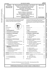 Messen gasförmiger Verbindungen in der Außenluft - Messen von Innenraumluftverunreinigungen - Gaschromatografische Bestimmung organischer Verbindungen - Herstellungsverfahren von Kalibriergasen und Kalibrierlösungen