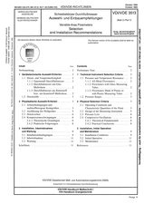 Schwebekörper-Durchflußmesser; Auswahl- und Einbauempfehlungen