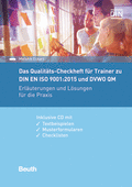 Produktabbildung:Das Qualitäts-Checkheft für Trainer zu DIN EN ISO 9001:2015 und DVWO QM