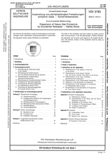 Umweltmeteorologie; Ausbreitung von störfallbedingten Freisetzungen schwerer Gase; Sicherheitsanalyse