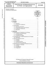 Anwendung der Verfügbarkeitsrechnung für Förder- und Lagersysteme