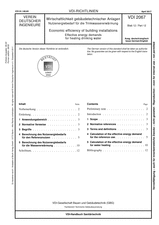 Wirtschaftlichkeit gebäudetechnischer Anlagen - Nutzenergiebedarf für die Trinkwassererwärmung