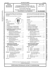 Umweltmeteorologie - Fotolysefrequenzen für Berechnungen von Schadstoffkonzentrationen in der Troposphäre