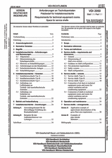 Anforderungen an Technikzentralen - Platzbedarf für Installationsschächte