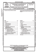 Temperaturmessung für die Gebäudeautomation - Temperaturfühler, Temperatursensoren und ihre messtechnischen Parameter