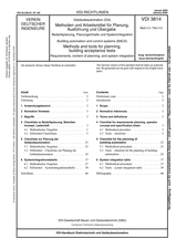 Gebäudeautomation (GA) - Methoden und Arbeitsmittel für Planung, Ausführung und Übergabe - Bedarfsplanung, Planungsinhalte und Systemintegration