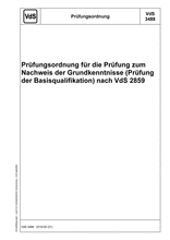 Prüfungsordnung - Prüfungsordnung für die Prüfung zum Nachweis der Grundkenntnisse (Prüfung der Basisqualifikation) nach VdS 2859