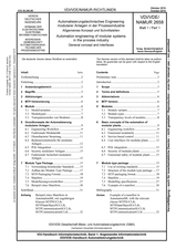 Automatisierungstechnisches Engineering modularer Anlagen in der Prozessindustrie - Allgemeines Konzept und Schnittstellen