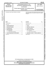 Produktdatenaustausch in der technischen Gebäudeausrüstung - Sanitärobjekte