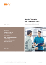 Audit-Checklist for ISO 9001:2015 WORD / Company license up to 5 users