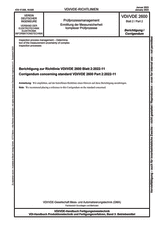 Prüfprozessmanagement - Ermittlung der Messunsicherheit komplexer Prüfprozesse - Berichtigung zur Richtlinie VDI/VDE 2600 Blatt 2:2022-11