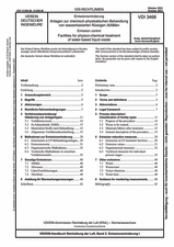 Emissionsminderung - Anlagen zur chemisch-physikalischen Behandlung von wasserbasierten flüssigen Abfällen