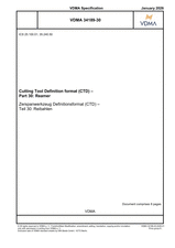 Zerspanwerkzeug Definitionsformat (CTD) - Teil 30: Reibahlen