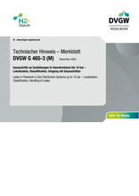 Leaks in Pipework in Gas Distribution Systems up to 16 bar – Localisation, Classification, Handling of Leaks