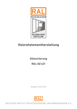 Holzrohelementherstellung - Gütesicherung